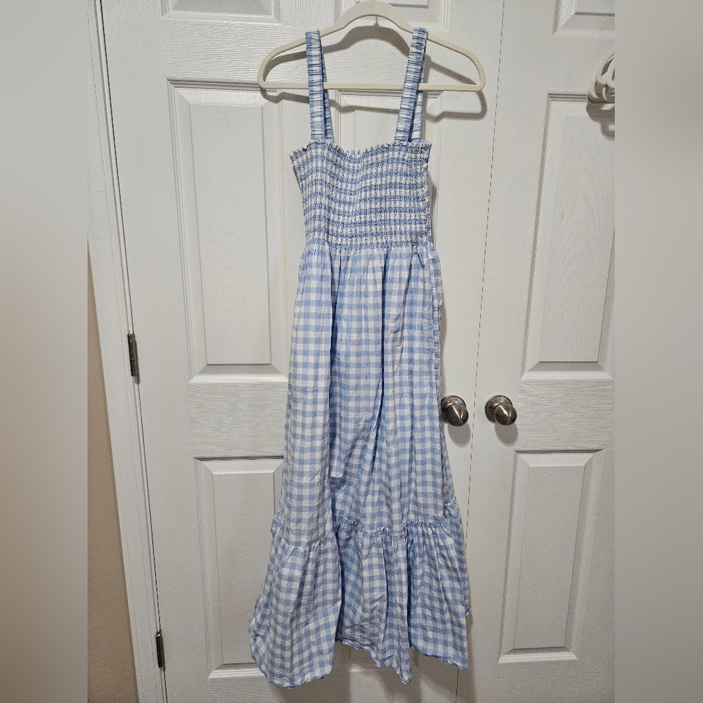 Hill House Light Blue Denim Nap Dress XL - Picture 2 of 6